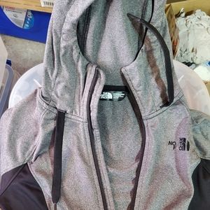 Northface jacket size small grey/black